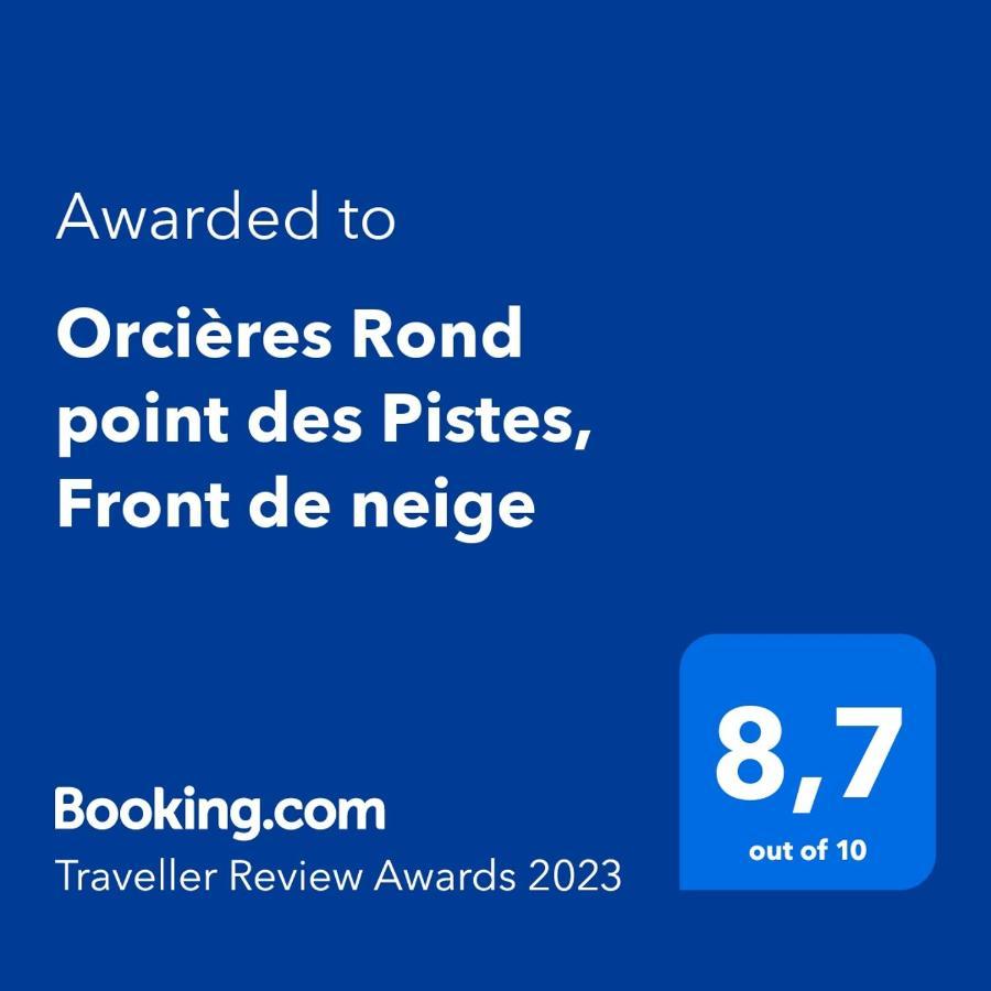 Orcieres Rond Point Des Pistes, Front De Neige Leilighet Eksteriør bilde